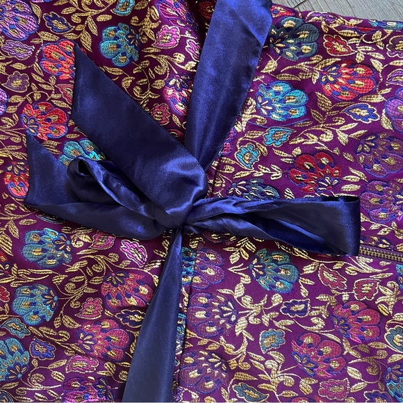 American girl metallic floral ribbon 7 dress brocade embroidered truly me fancy - Picture 6 of 8